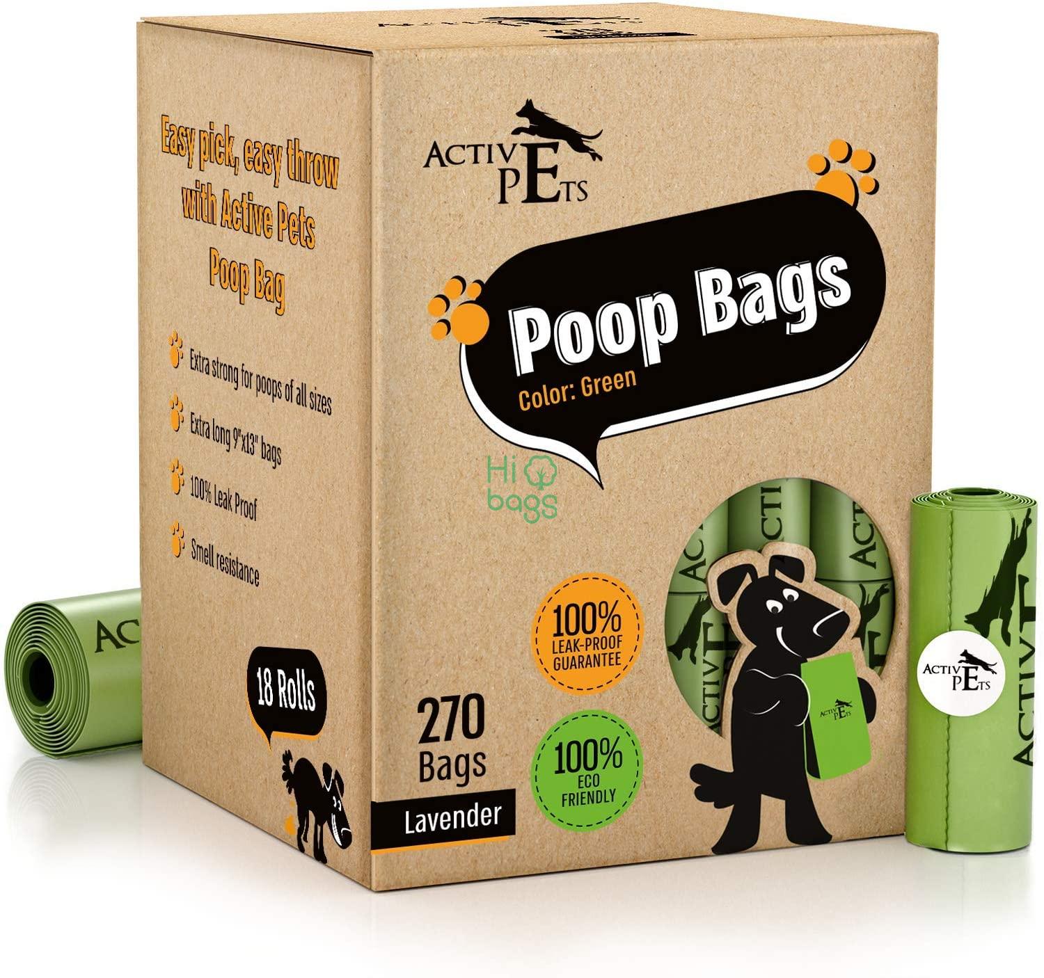Extra Thick Easy-Tear Strong Eco-Friendly Doggie Bags For Poop M